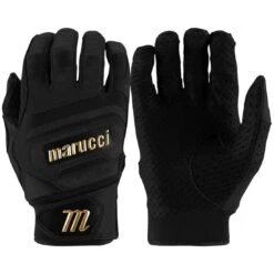 Marucci Sports PITTARDS Reserve Adult Batting Gloves (Multiple Colors): MBGPTRSV2 -Marucci Marucci Pittards Black MBGPTRSV2 BK